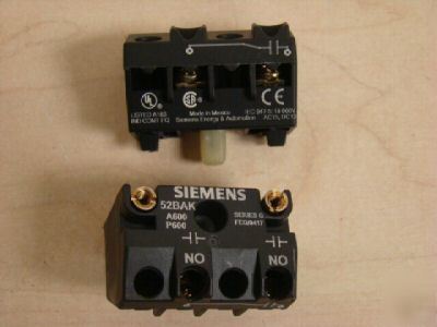 New (64) siemens 52BAK contact block kit, =k