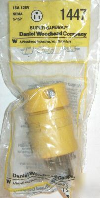 Woodhead super safeway male plug 125V 1447