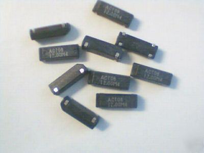 10 x 12MHZ smd ACT08 crystals / xtals (75P post uk)