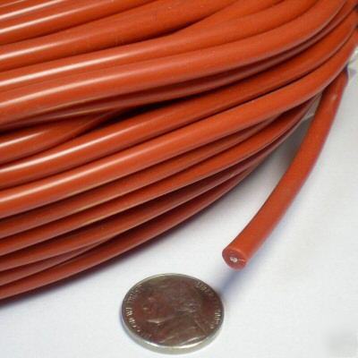 5FT. 30KV 18AWG red high voltage wire cable stranded