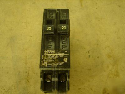 Gould ite Q2020 2 pole 120V thin circuit breaker