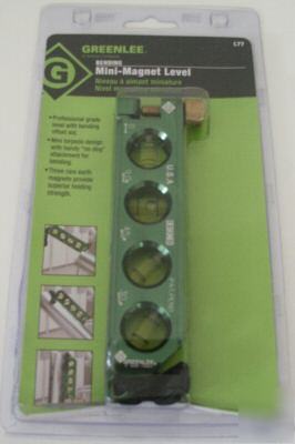 New greenlee electrician's mini-torpedo level - 