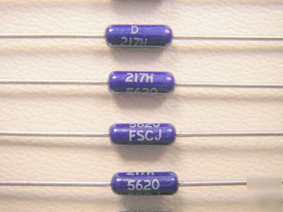 Resistor, RNC55H5620FS, 562, 1/8W, 1%, dale, (50 ea)