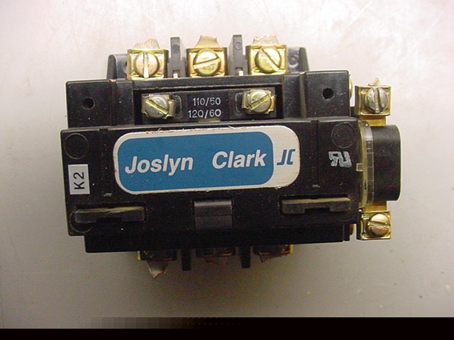 5) joslyn clark contactors 40AMPS 500VDC 110-120V coils