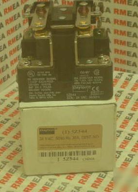 New dayton relay 5Z544 24VAC 50/60HZ 30A dpxt-no 