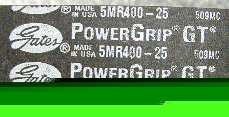 Gates powergrip gt belt 5MR-400-25 9390-8080 nos