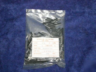 New 200 resistor network 8 pin resistors 1/8W 470 ohm