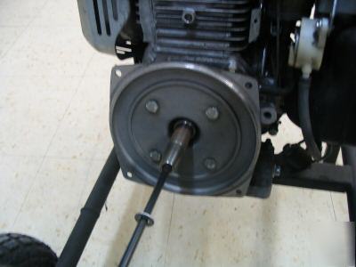 Honda 5.0 hp generator motor in cradle taper shaft