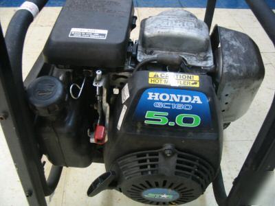 Honda 5.0 hp generator motor in cradle taper shaft