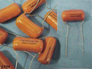 Capacitor, sprague 715P .033UF 800V orange drop lot/25