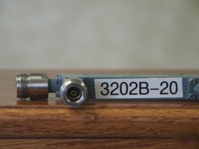 Narda/L3 3202B-20 coaxial broadband directional coupler