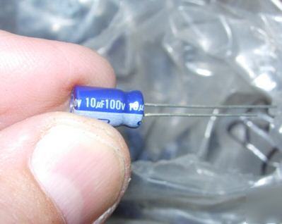 Radial electrolytic capacitor 10MFD 100V 3000PCS 10MF