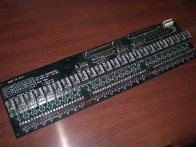 Schrack pcb mechanical relay board with 24 relays no nc