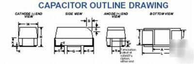 T491B475K016AS / kemet surface mount tantulum capacitor