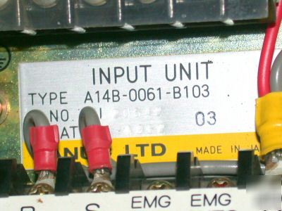 Very nice ge / fanuc input unit model A14B-0061-B103