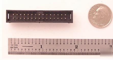 4 wall straight pcb header connectors 30 position 10 pc