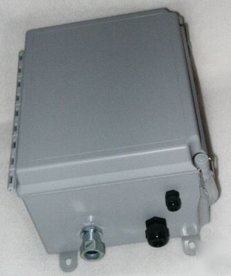 Hoffman electrical fiberglass enclosure box 10 x 8 x 6