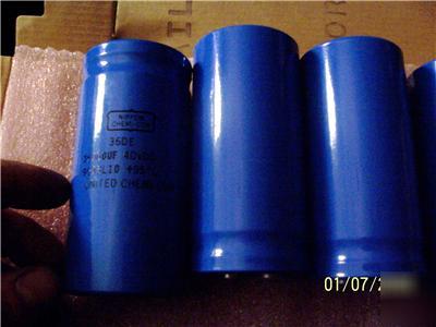 Electrolytic radial capacitors 36DE 35000UF 40VDC 95*c