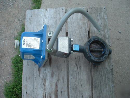 Nib co electrically actuated butterfly control valve