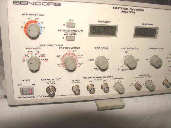Sencore SG80 sg 80 am fm stereo analyzer