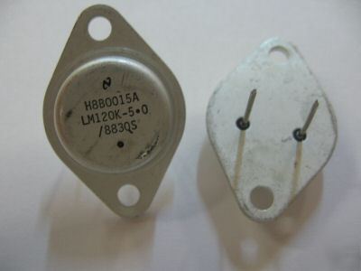 5PCS p/n LM120K50883 ; -5.0/1.5A to-3 voltage reg