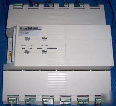 Bristol babcock dpc 3330 process controller +11 modules
