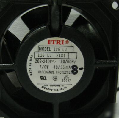 Etri fan/fans, muffin, computer, test equipment 