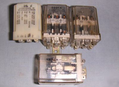 Lot 4 essex relay relays various models 