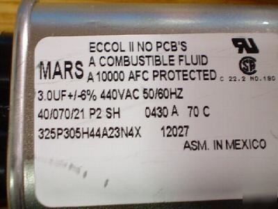 New 2 mars 440V 3UF a/c motor run capacitors 