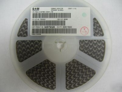 1500PCS p/n B37953J5334J62 ; X7R 50V 330NF 1812 10%