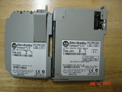 Ab compactlogix L31 comlete system w/analog io, super