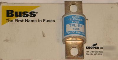 Bussman tpl-bf 150A 170V telpower fuse free shipping