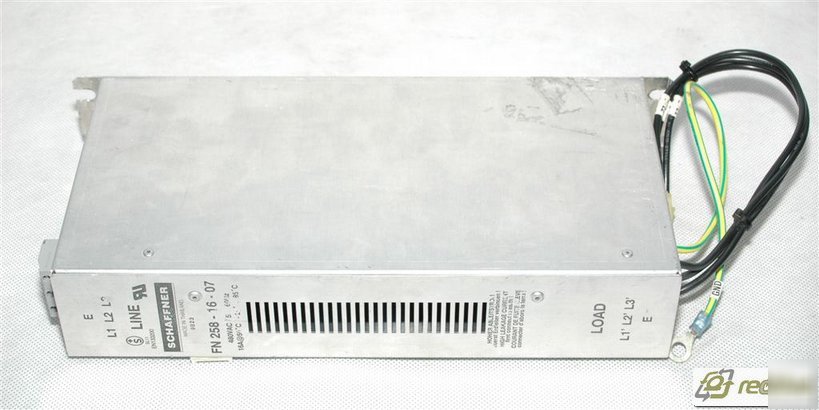 FN258-16-07 schaffner 3 phase pds ac filter 480V 16A