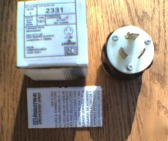 New leviton 2331 plug locking 20 a 277 v 2 pole