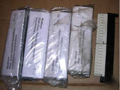 New modicon high low density connector lot of 5 as-8534