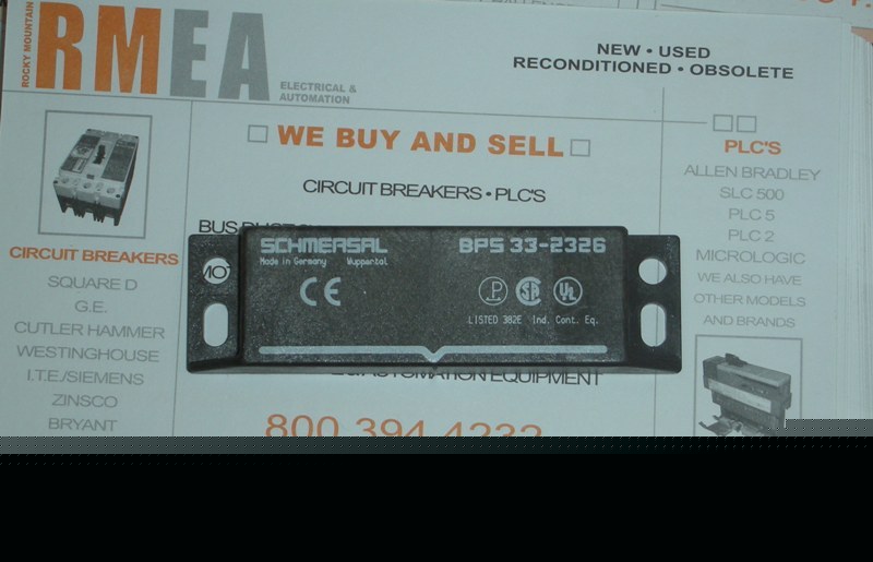 New schmersal BPS332326 magnetic reed switch 