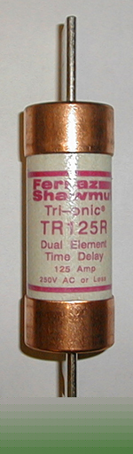 Trionic TR125R fuse 125 amp 250V ac dual element lot
