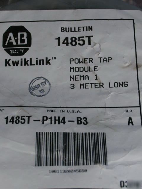 1485T allen bradley kwiklink power tap module 3M 