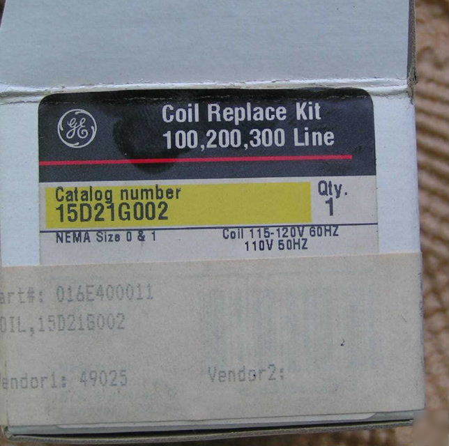 Ge coil replace kit 100, 200, 300 line