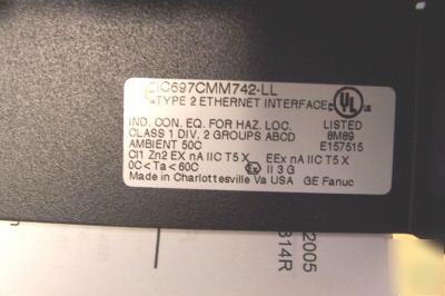 Ge fanuc ethernet interface board IC697CMM742-ll