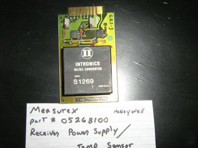 Measurex 05268100 receiver power supply / temp sensor