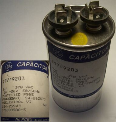 New ge motor capacitor 6UF 370VAC 