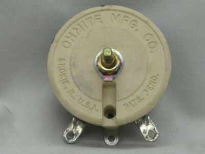 Ohmite all ceramic rheostat RKS100 01F7609