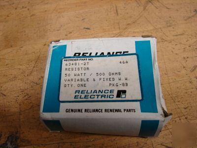  reliance resistor 500 ohms 63481-2T