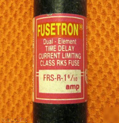 New buss frs-r-1-6/10 fuse FRSR1 6/10 amp 600 volt nnb 