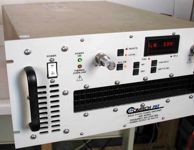 Comtech pst ARD8829-50 wireless rf amplifier .8-2GHZ 
