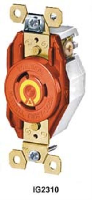 Hubbell IG2710 isolated ground twist-lockÂ® receptacle