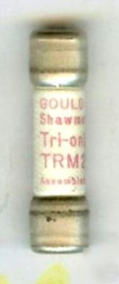 New gould shawmut TRM2 1/4 delay fuse trm 2 1/ 4 amp
