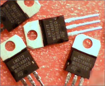 5 x LM317T pos voltage regulators (75P post uk)