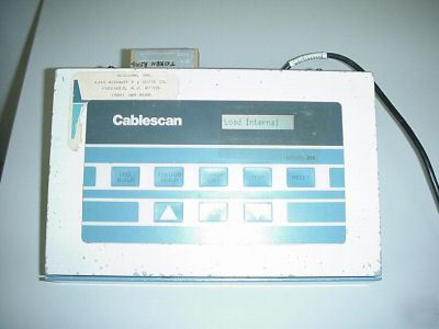Cablescan model 256 cable scan with foot pedal